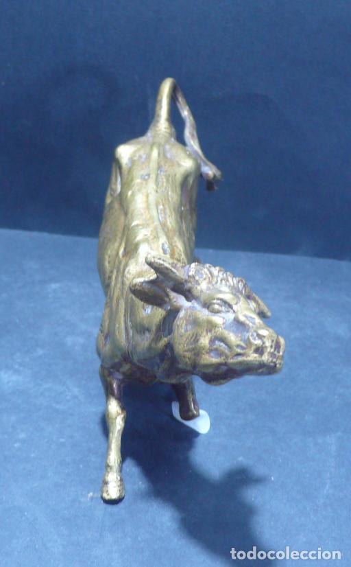 Arte: PEQUE&Ntilde;O TORO EN BRONCE - Foto 3
