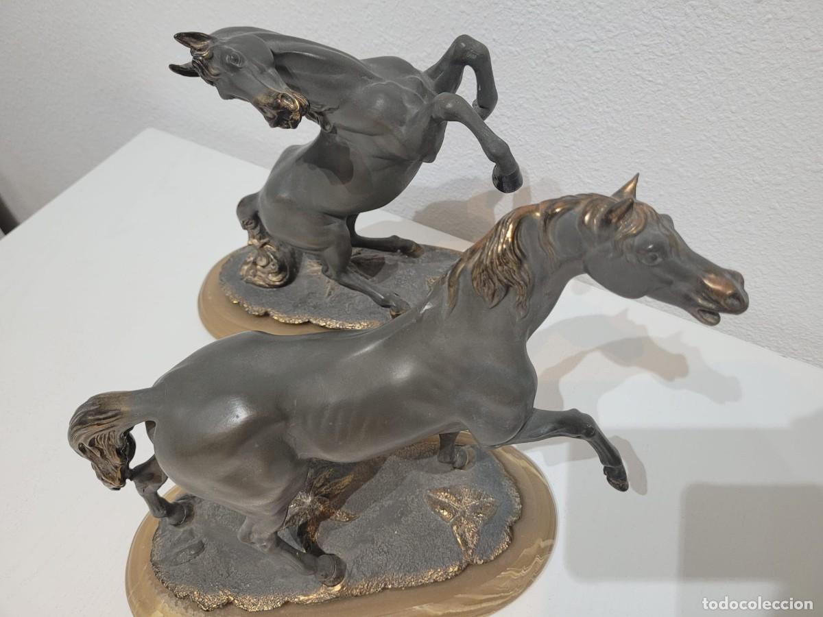 Arte: Caballos de bronce C.Orrico - Foto 1
