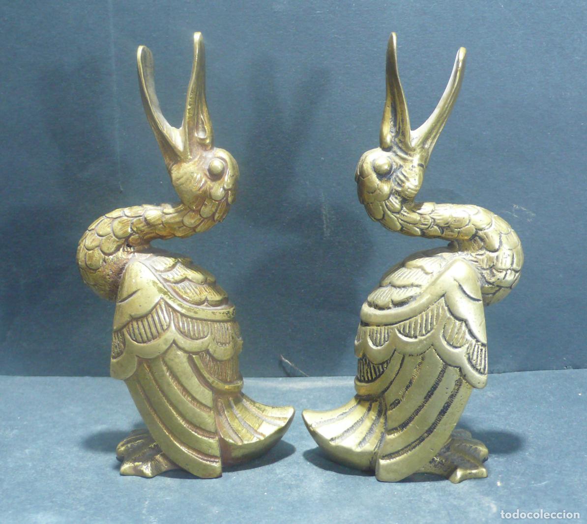 Arte: DOS CISNES EN BRONCE - Foto 2