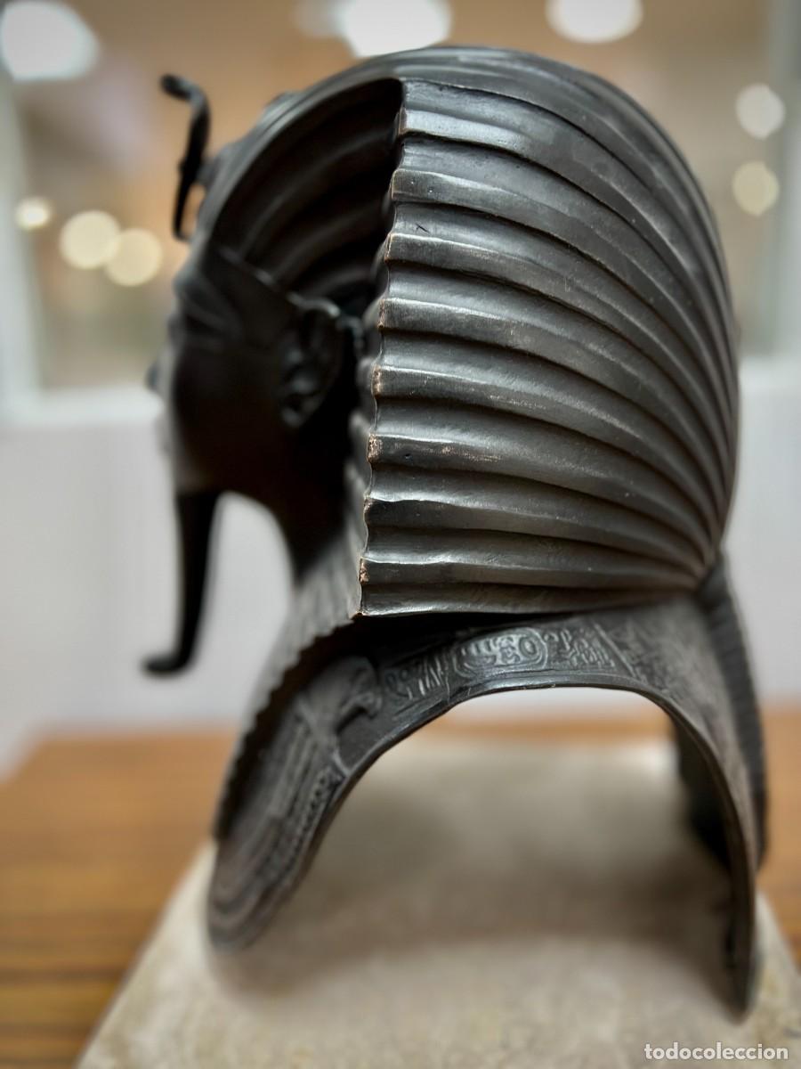 Arte: Escultura de bronce de Tutankham&oacute;n. - Foto 10