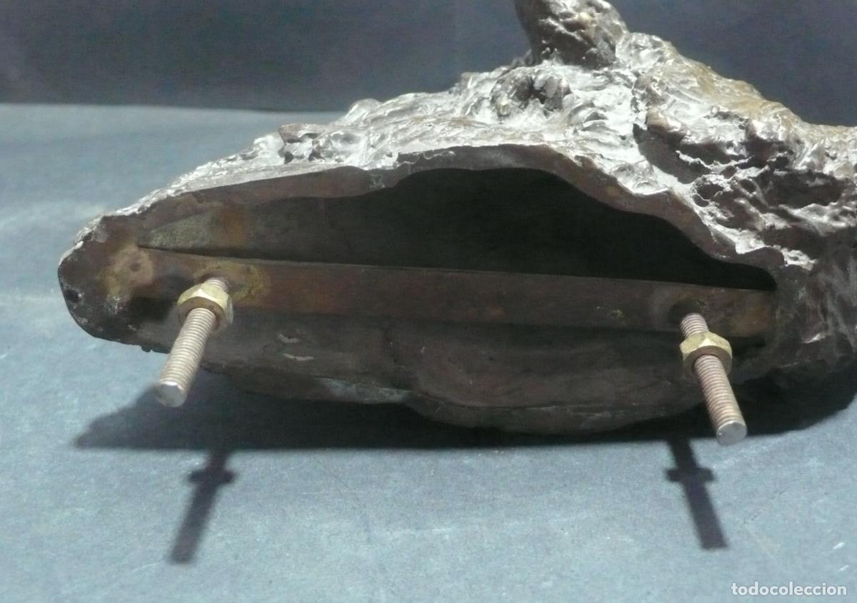 Arte: CABEZA DE JABALI EN BRONCE - Foto 3