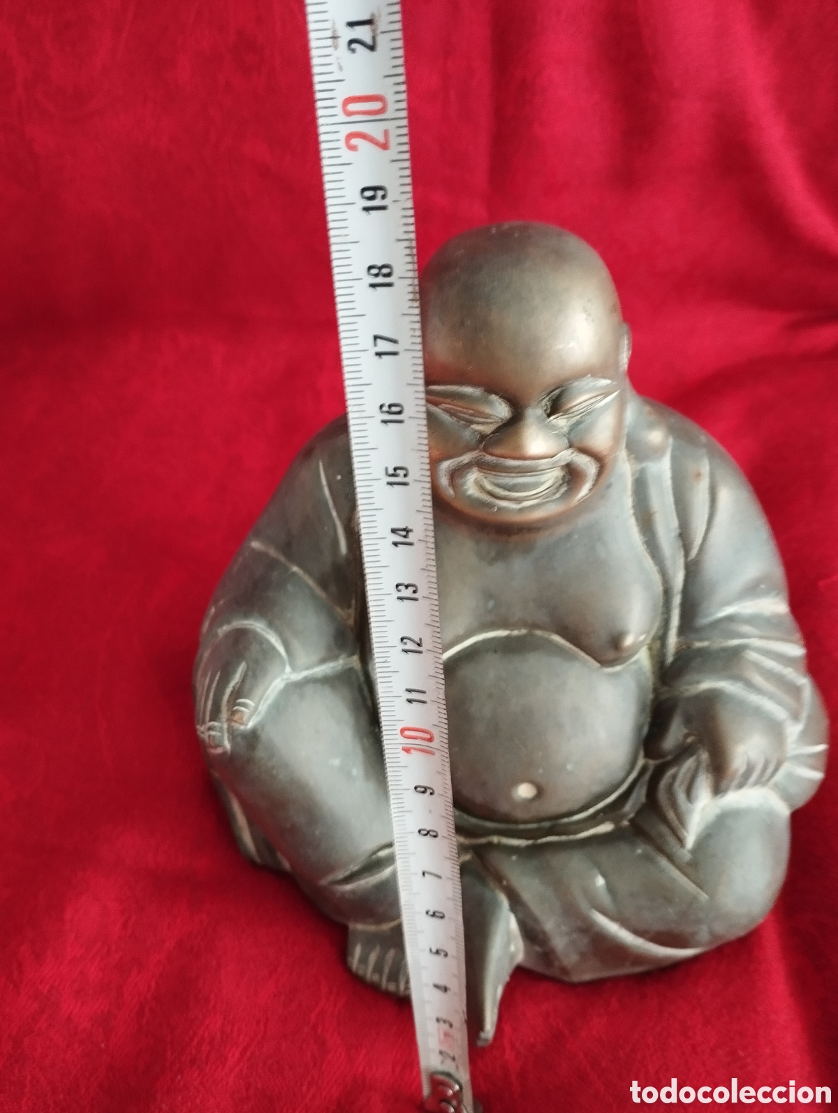 Arte: Antiguo Buda Bronce. - Foto 7