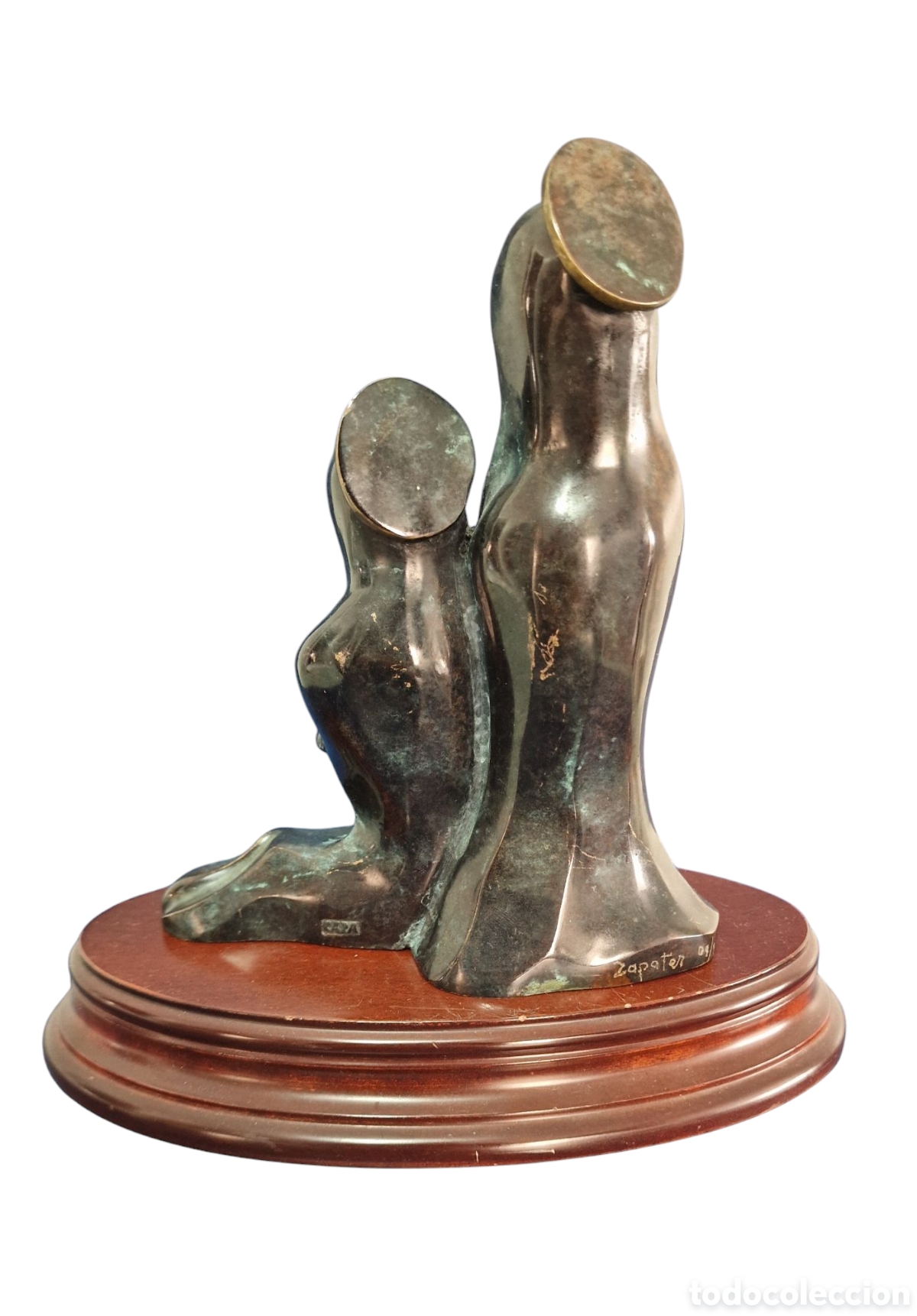 Arte: Nacimiento en bronce de Zapater - Foto 3