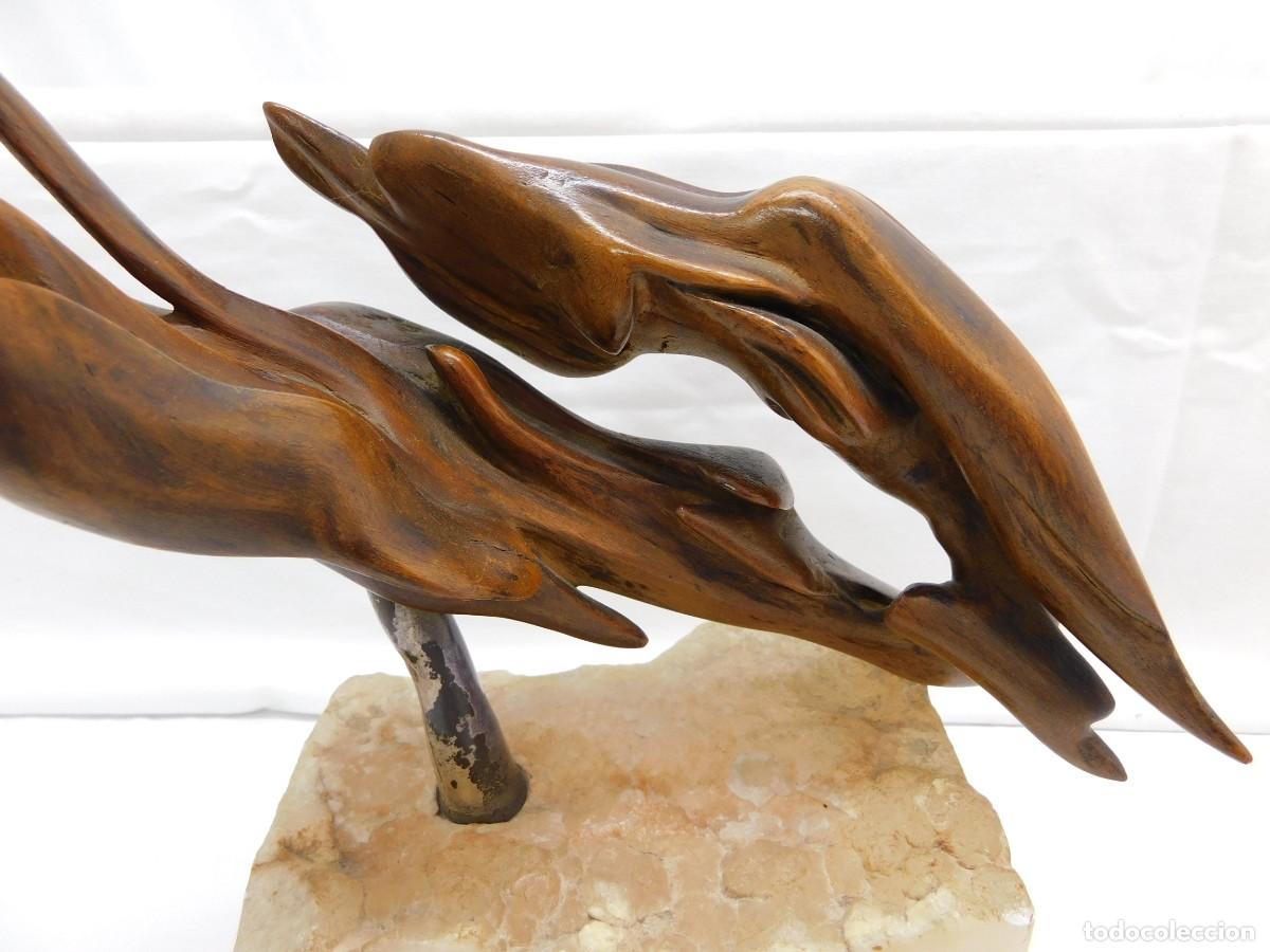 Arte: ESCULTURA ABSTRACTA MADERA - Foto 2