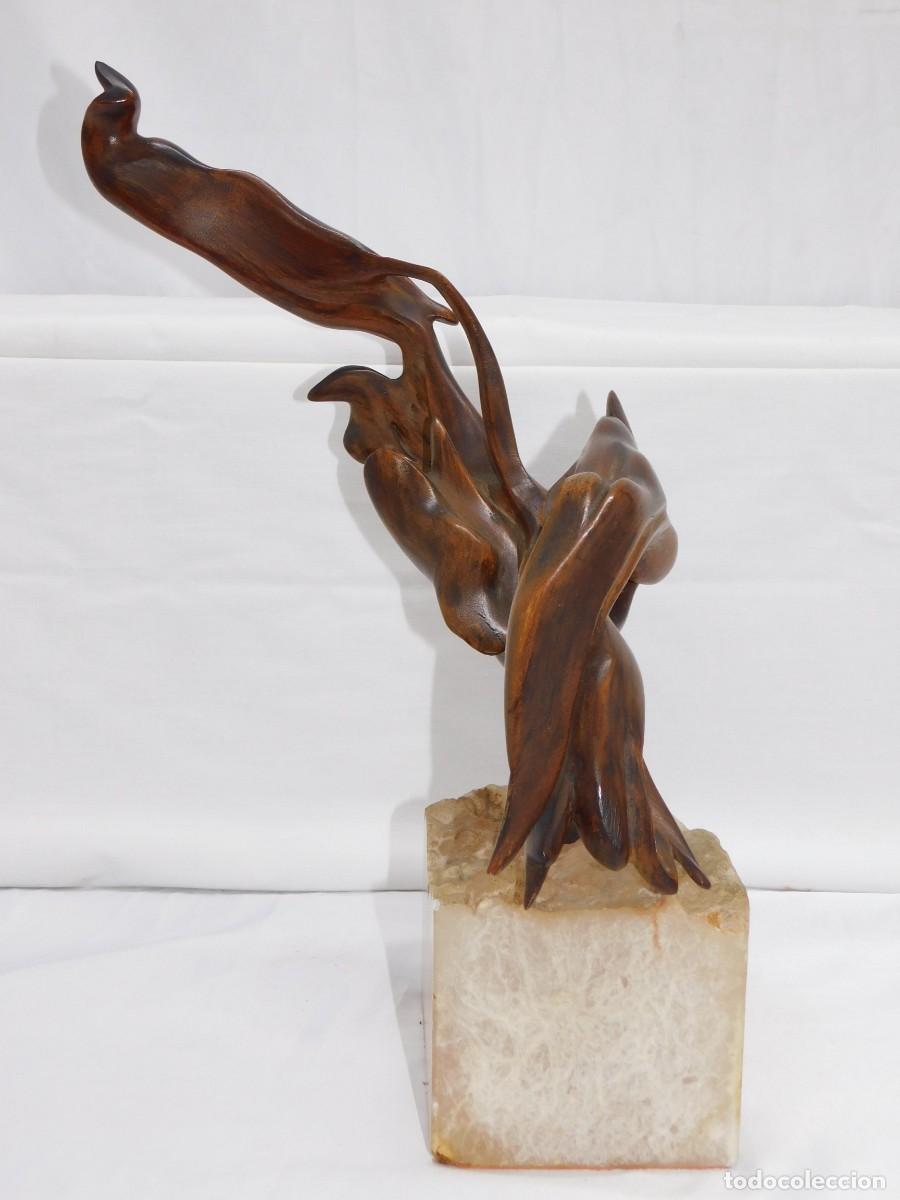 Arte: ESCULTURA ABSTRACTA MADERA - Foto 6