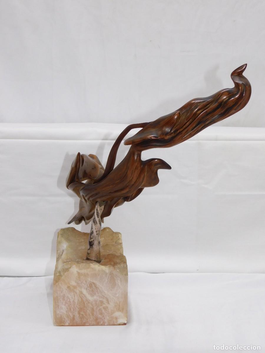 Arte: ESCULTURA ABSTRACTA MADERA - Foto 8