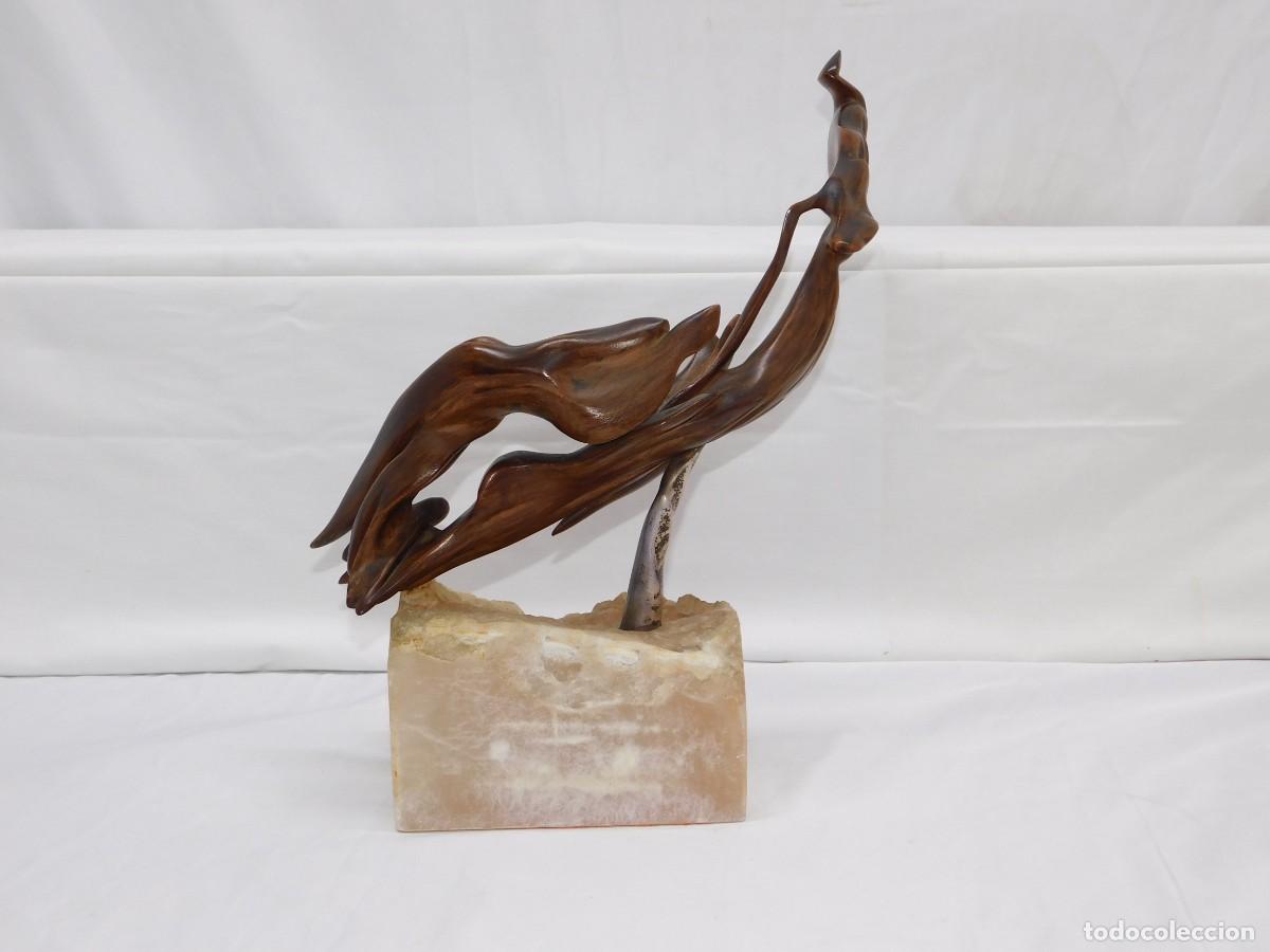 Arte: ESCULTURA ABSTRACTA MADERA - Foto 9