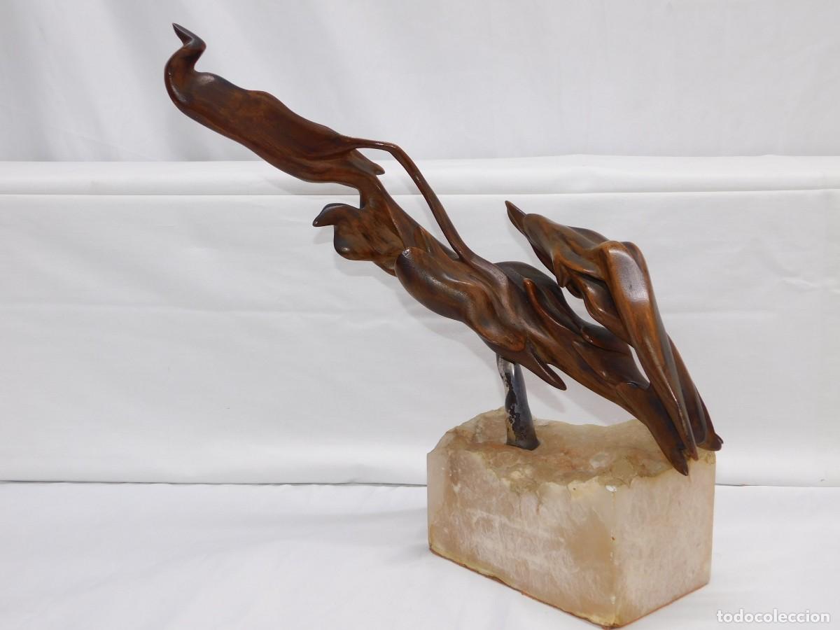 Arte: ESCULTURA ABSTRACTA MADERA - Foto 15