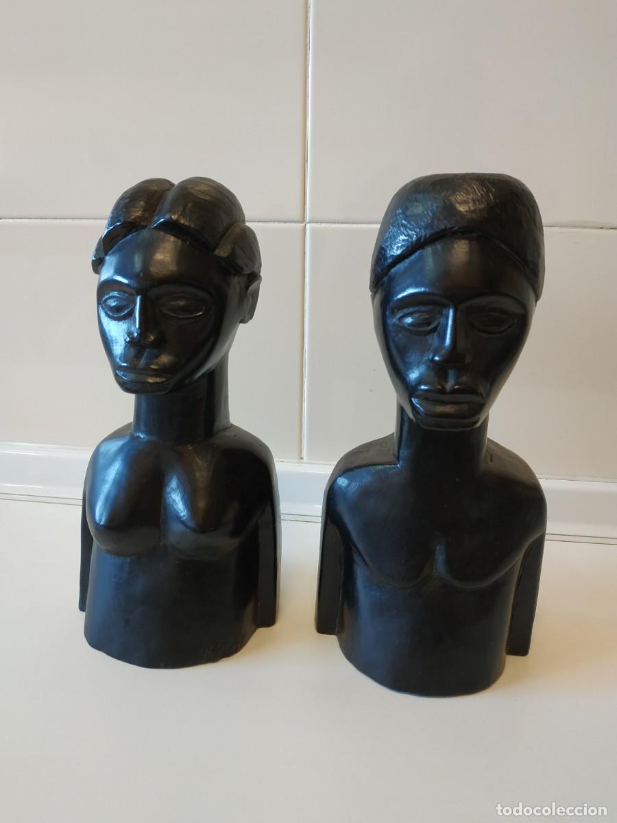 Arte: Tallas Africanas de &eacute;bano. - Foto 1