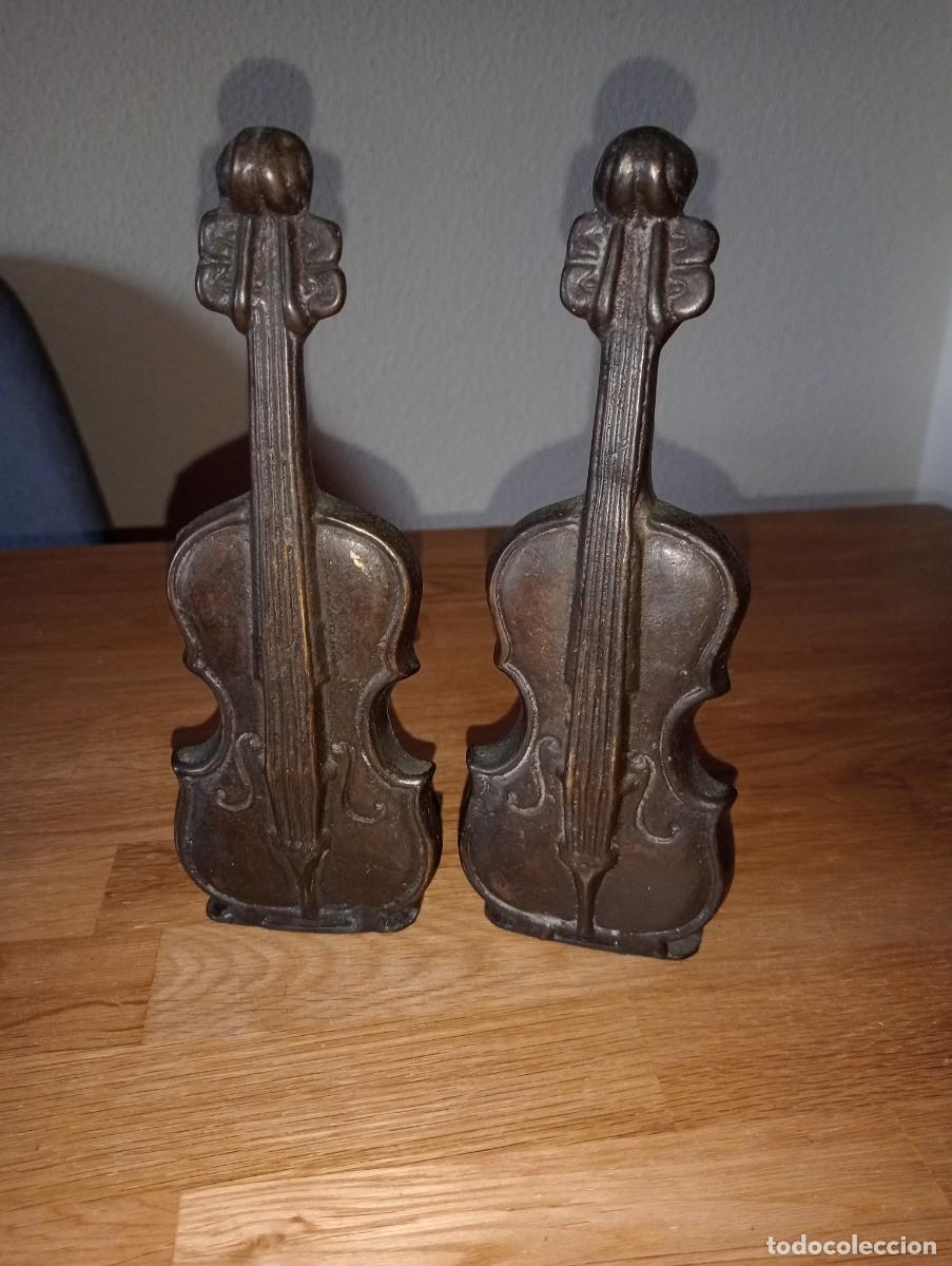 Arte: Sujeta libros forma violin - Foto 5