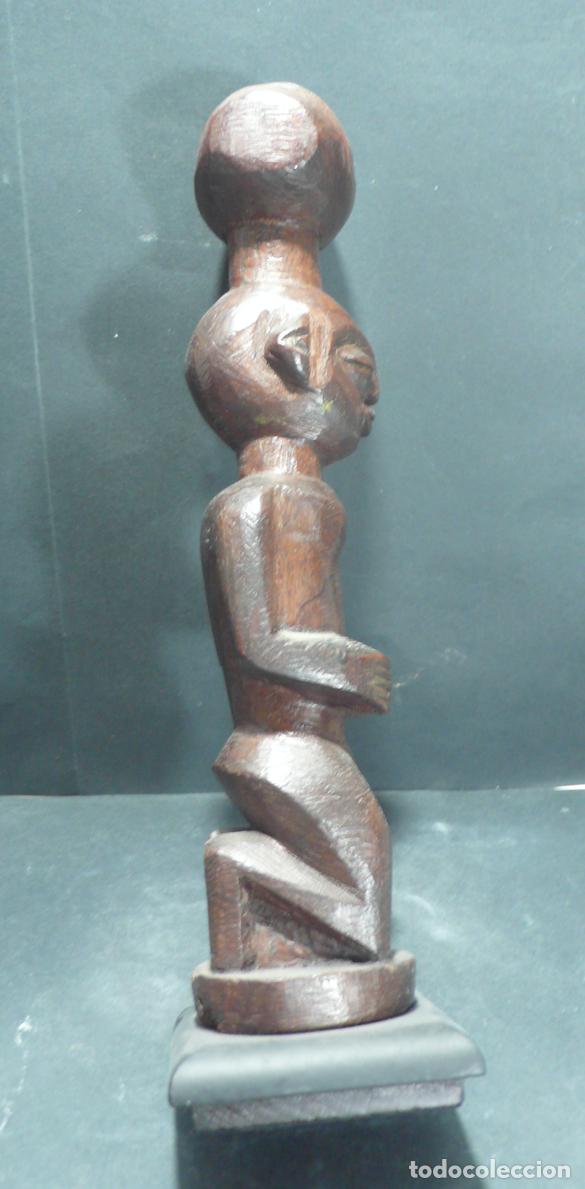 Arte: TALLA EN MADERA AFRICANO - Foto 4