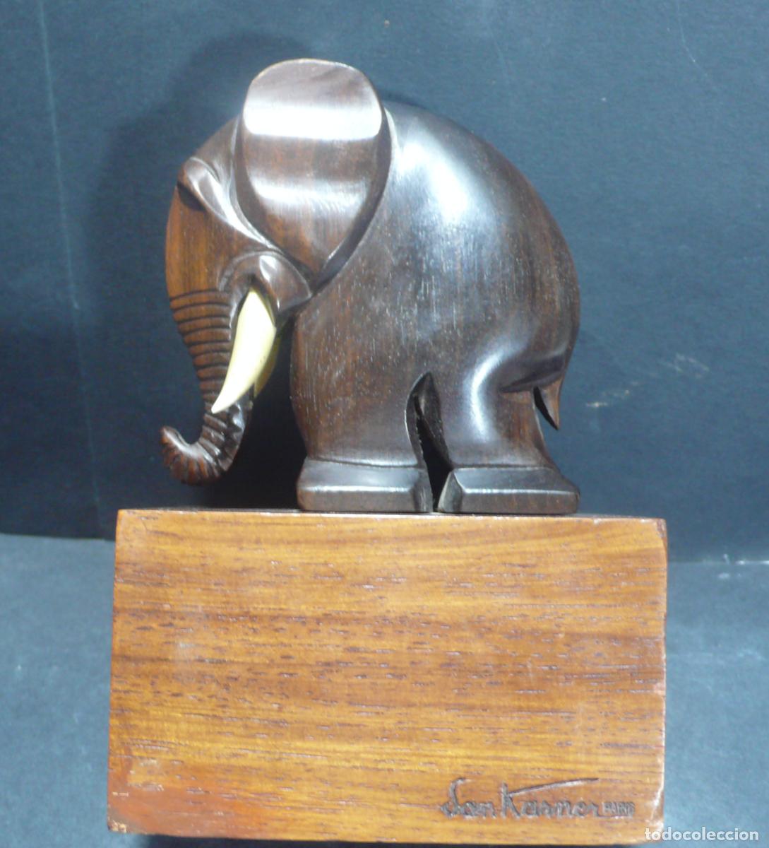 Arte: TALLA DE MADERA DE ELEFANTE - Foto 4