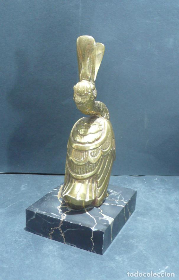 Arte: CISNE EN BRONCE CON PEANA - Foto 3