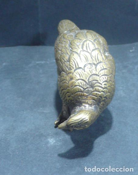 Arte: PEQUE&Ntilde;O FAISAN EN BRONCE - Foto 3