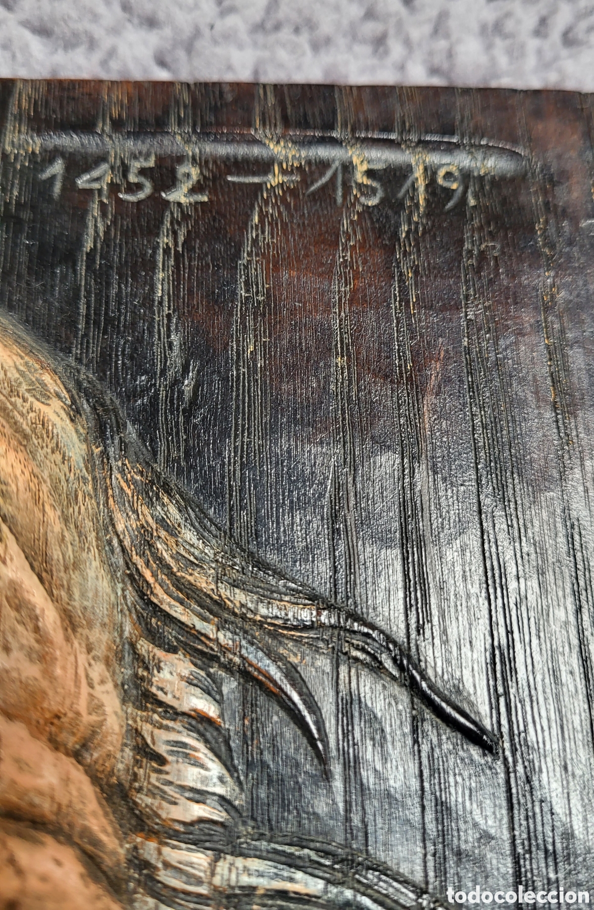 Arte: Talla en madera de Leonardo Da Vinci - Foto 11