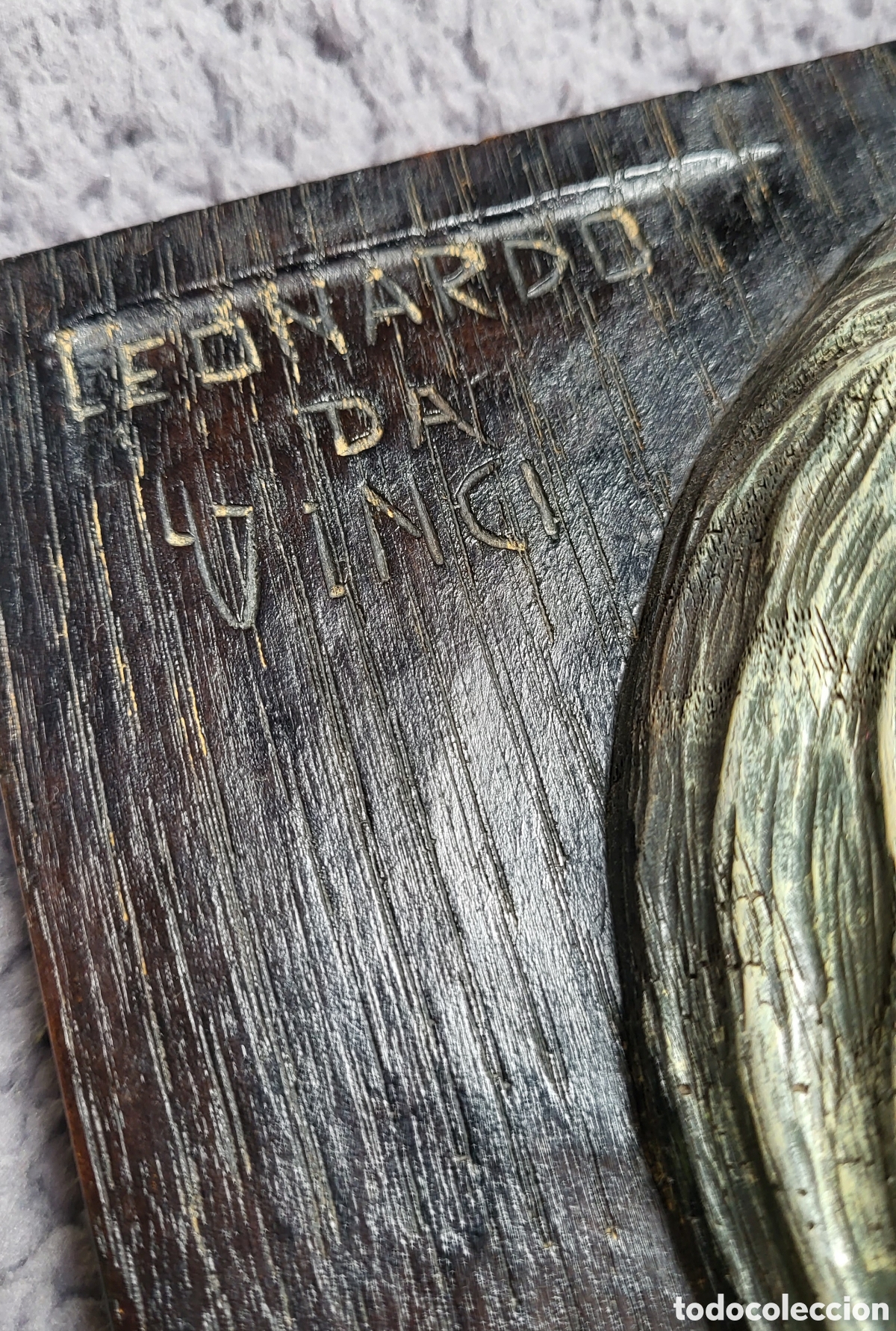 Arte: Talla en madera de Leonardo Da Vinci - Foto 12