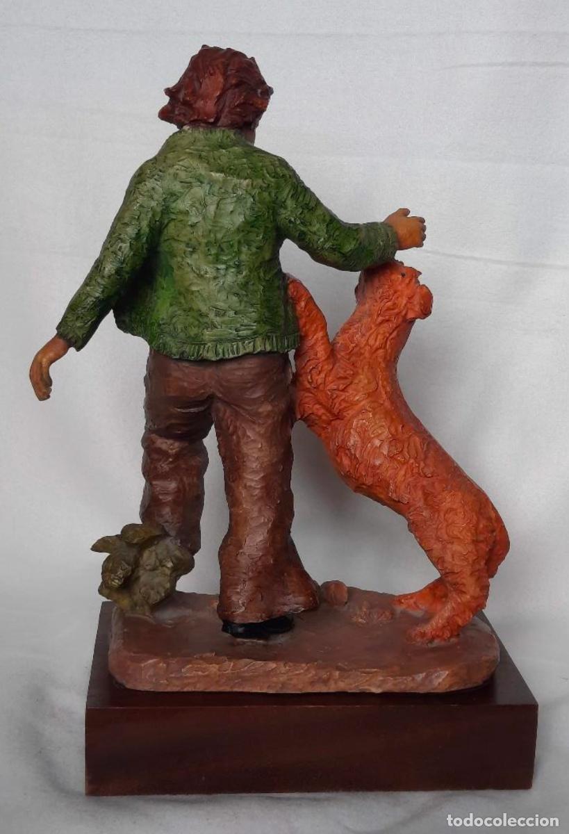 Arte: Chico con perro &ndash; Josep Bofill - Foto 2