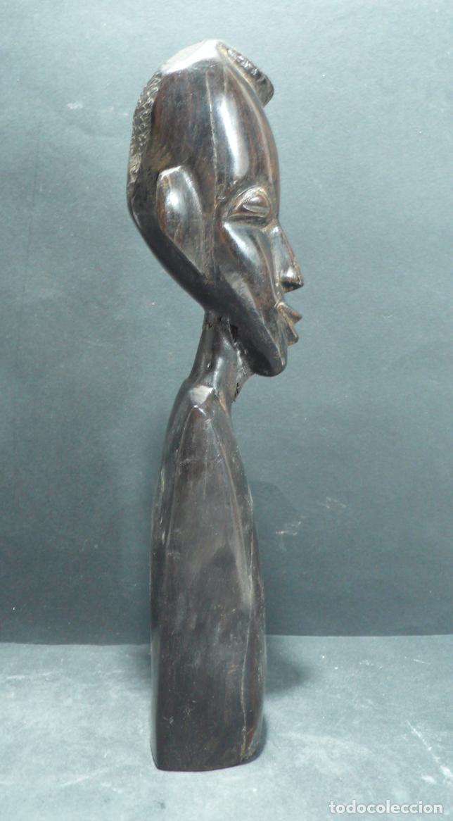Arte: TALLA EN MADERA AFRICANO - Foto 3