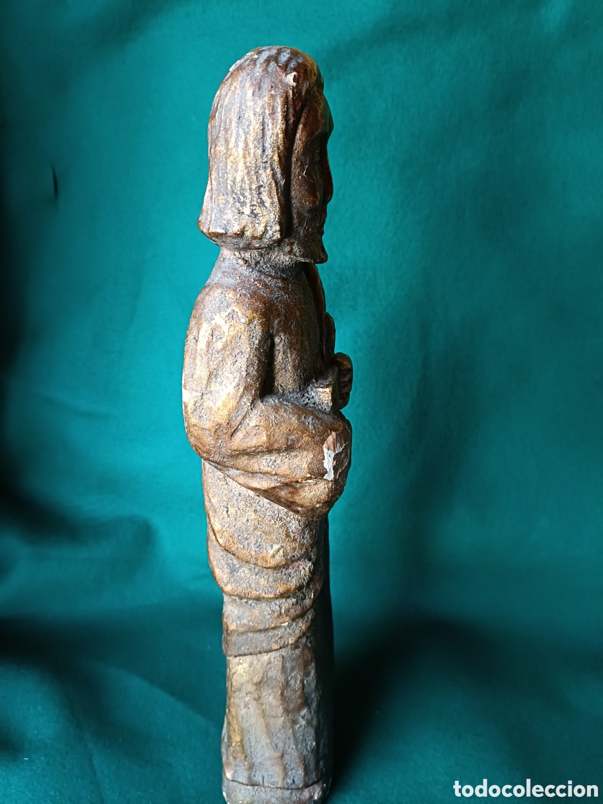 Arte: Ap&oacute;stol santiago madera - Foto 4