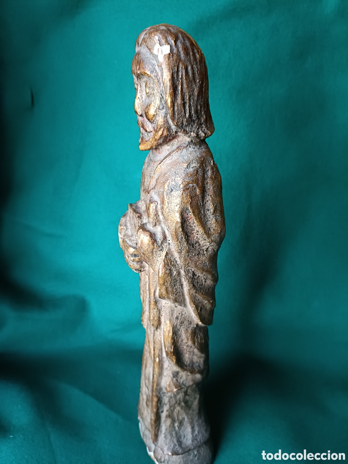 Arte: Ap&oacute;stol santiago madera - Foto 5