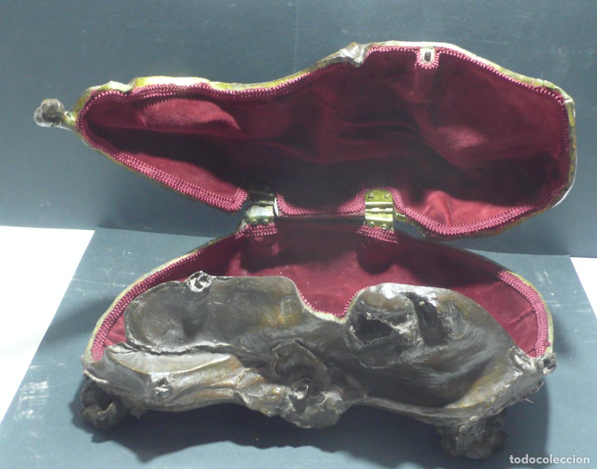 Arte: CAJA EN BRONCE MODERNISTA - Foto 3