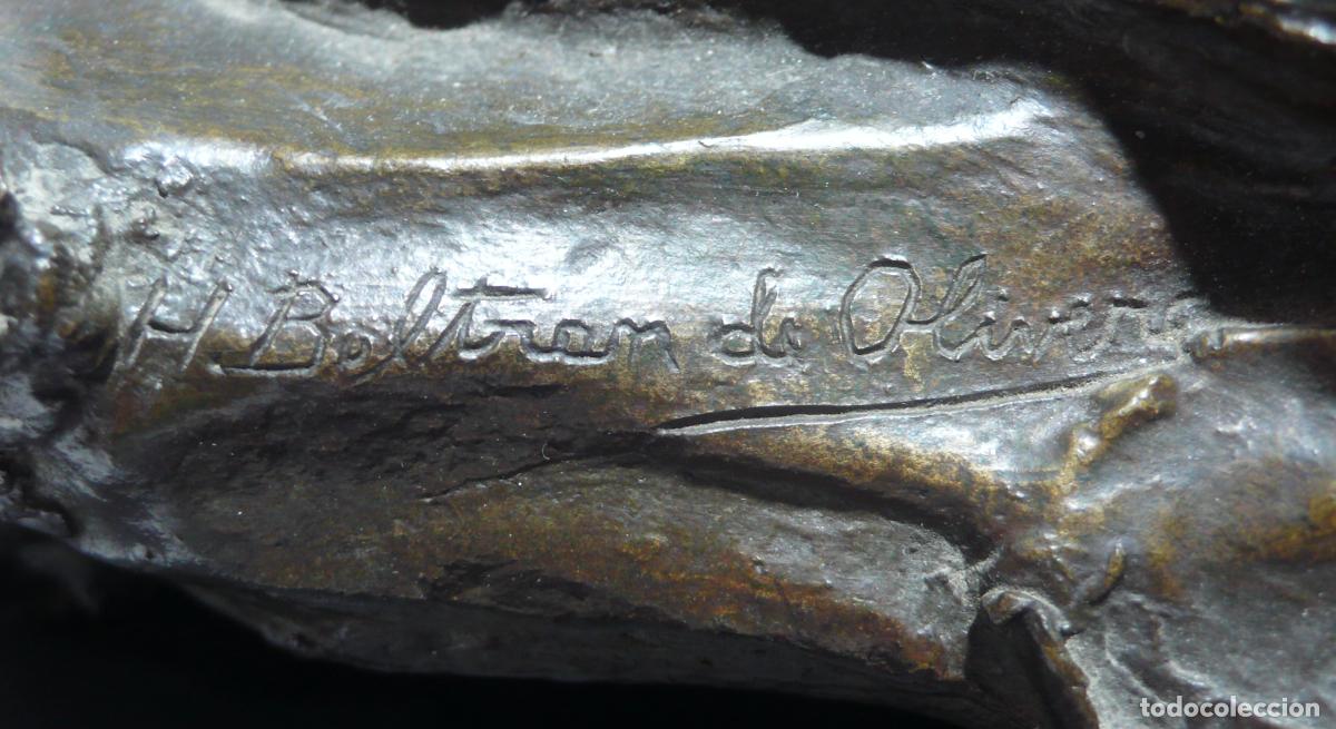 Arte: CAJA EN BRONCE MODERNISTA - Foto 4