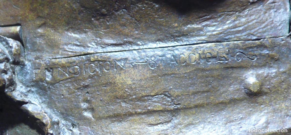 Arte: CAJA EN BRONCE MODERNISTA - Foto 5