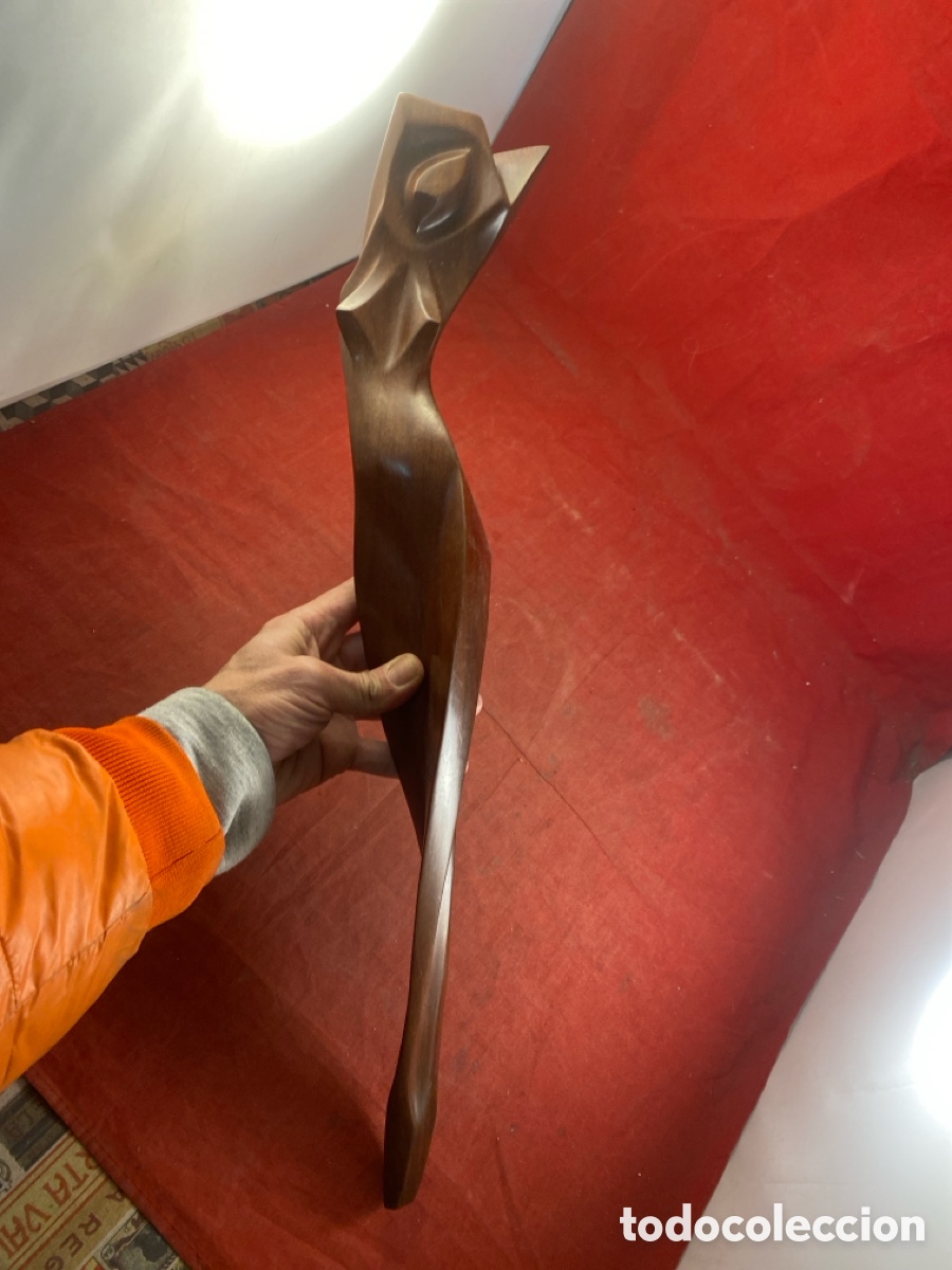 Arte: Escultura de mujer en madera - Foto 4