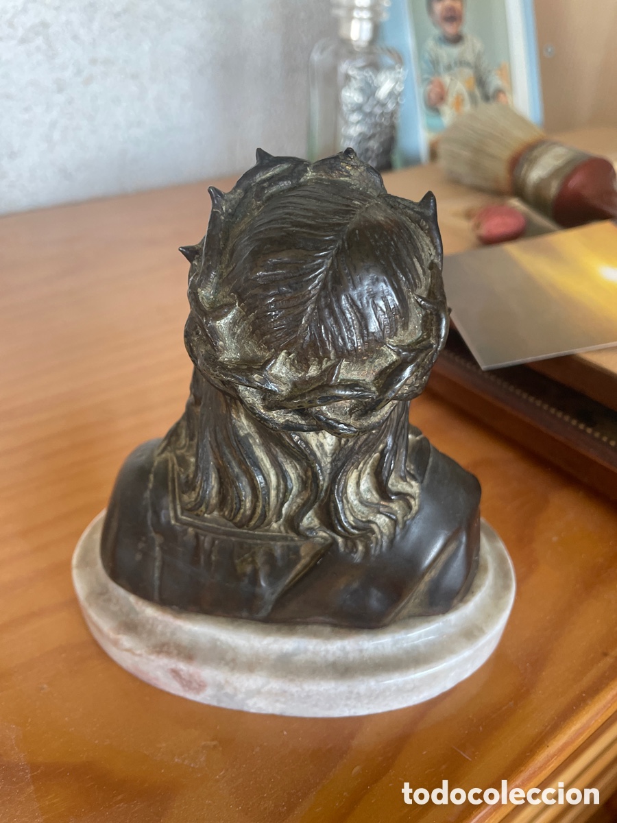 Arte: Busto de bronce de Jesucristo - Foto 2