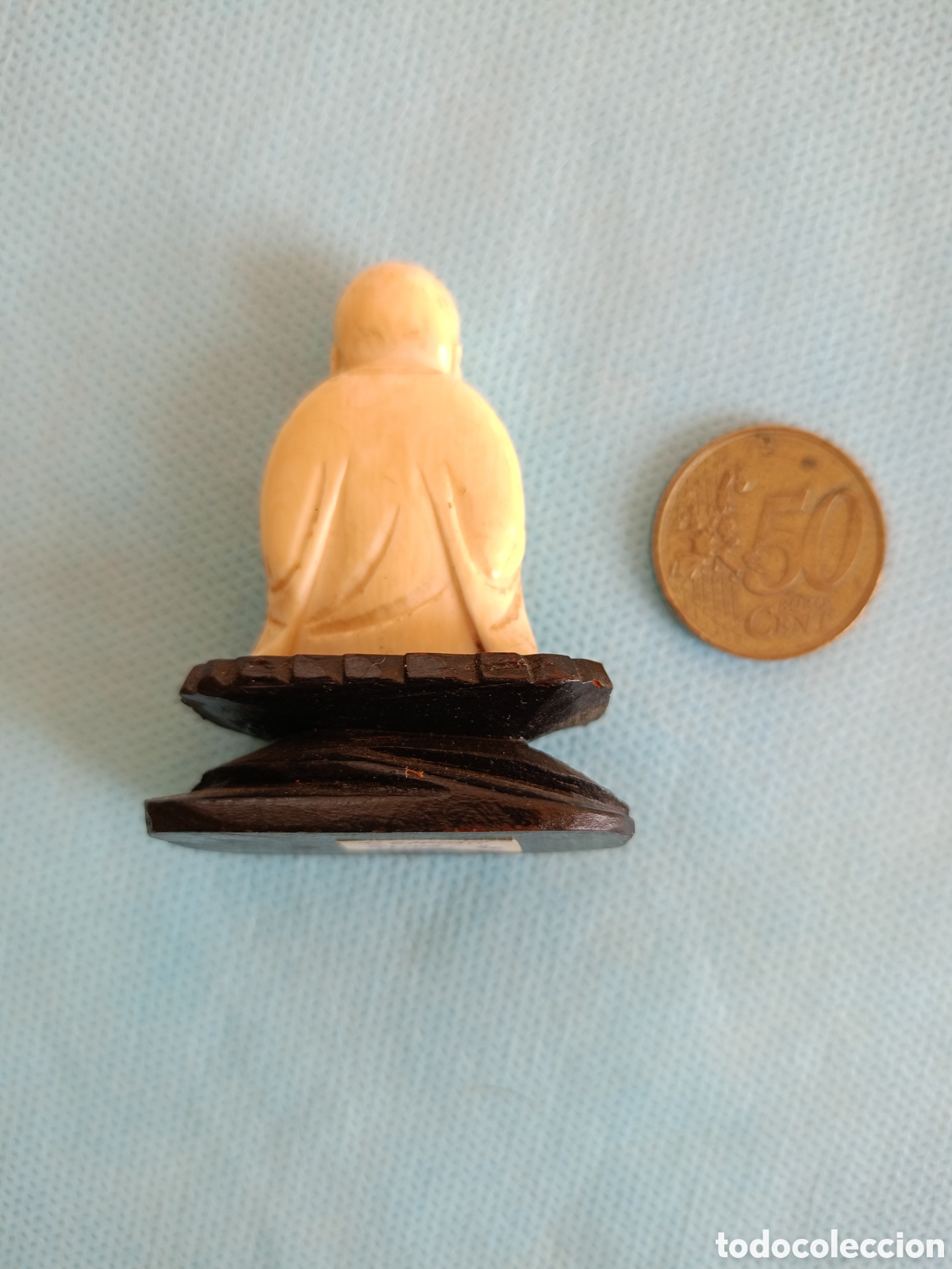 Arte: NETSUKE BUDA FELIZ. SUERTE. - Foto 2