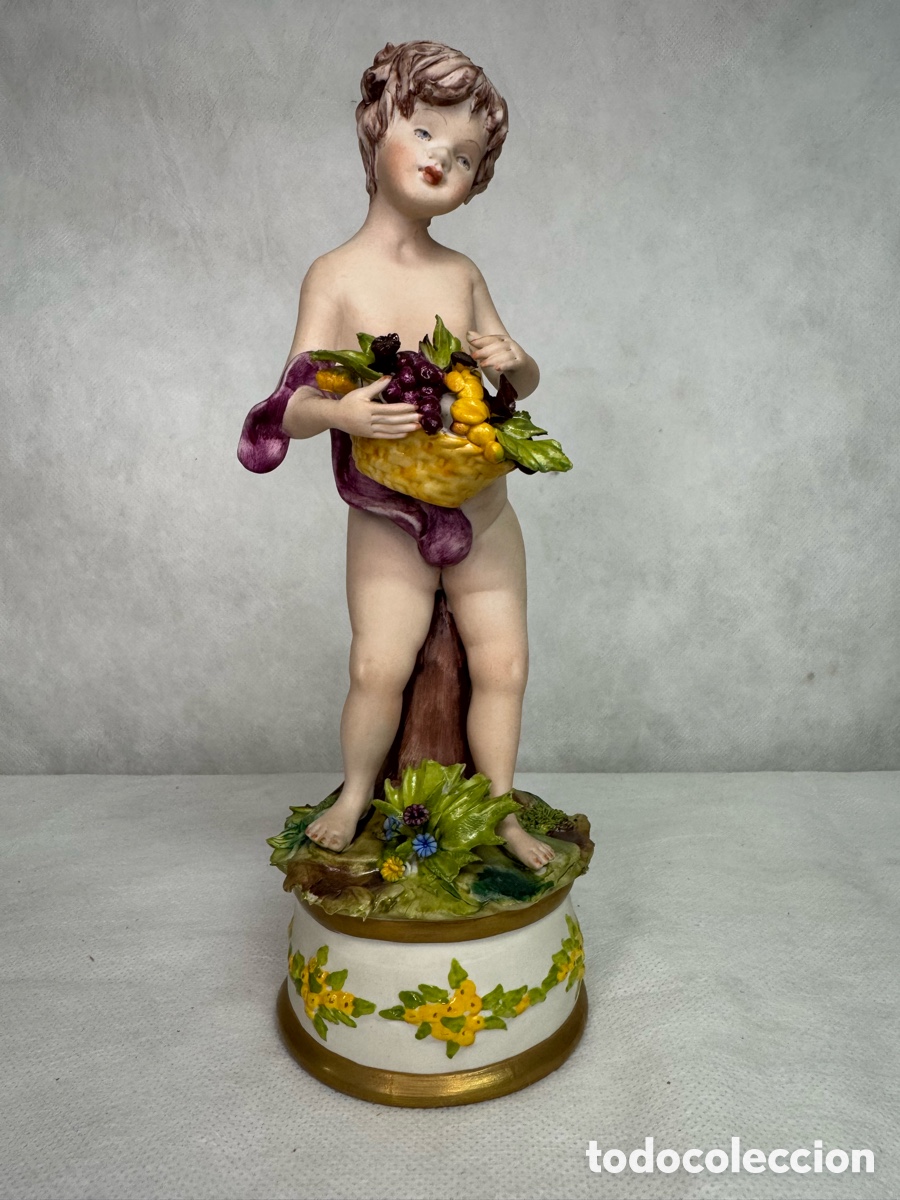 Arte: Capodimonte - las cuatro estaciones. Biscuit. - Foto 3