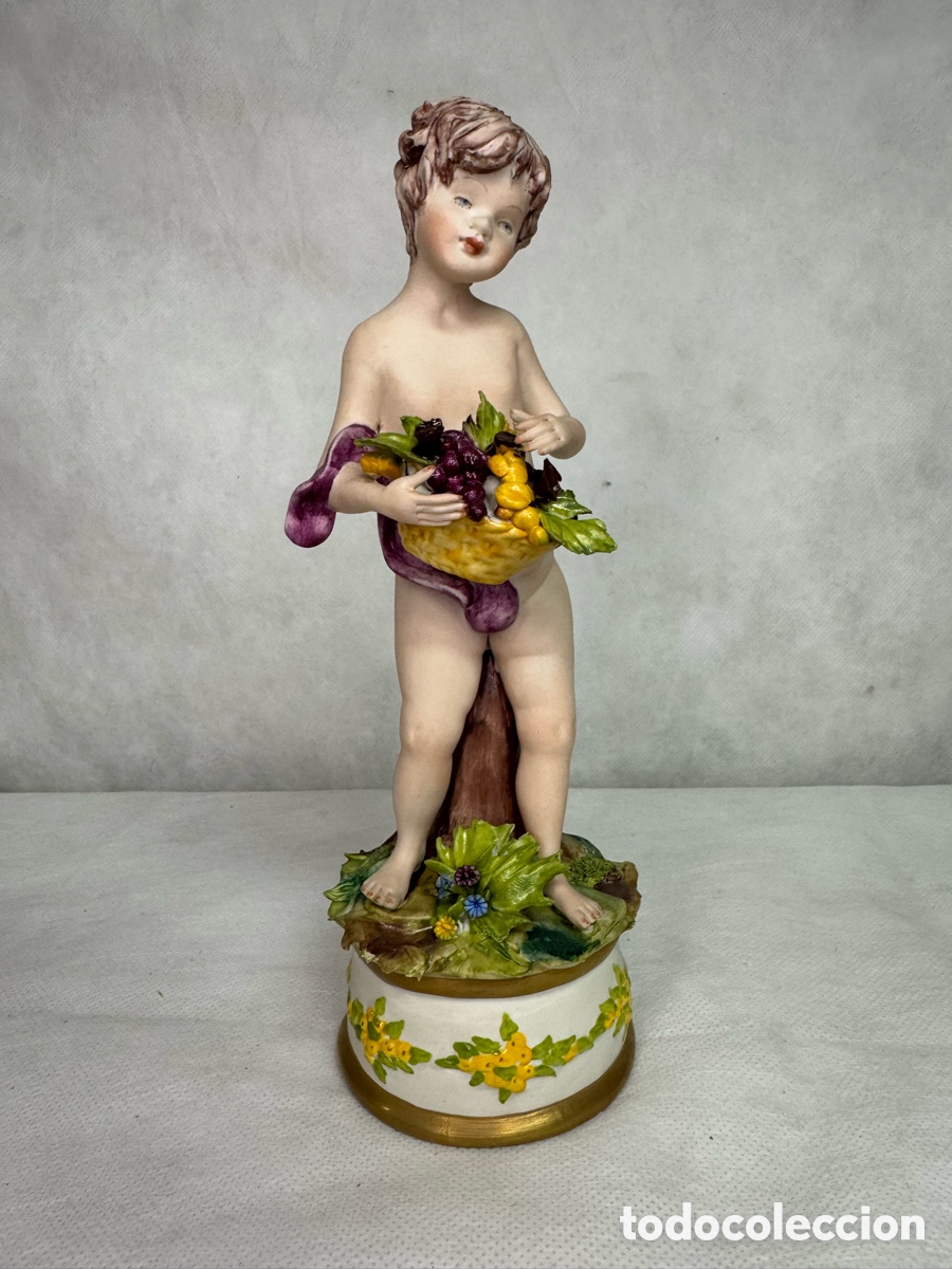 Arte: Capodimonte - las cuatro estaciones. Biscuit. - Foto 1