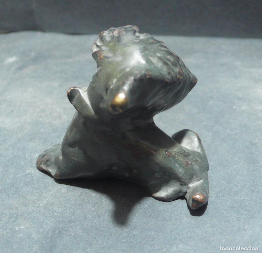 Arte: PEQUE&Ntilde;O PERRITO EN BRONCE - Foto 3