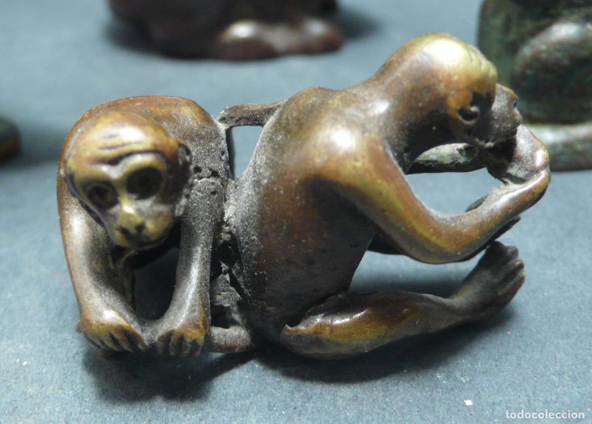 Arte: CUATRO ANIMALES EN BRONCE - Foto 3