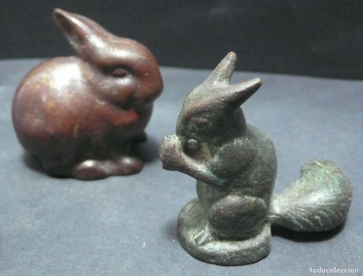 Arte: CUATRO ANIMALES EN BRONCE - Foto 4