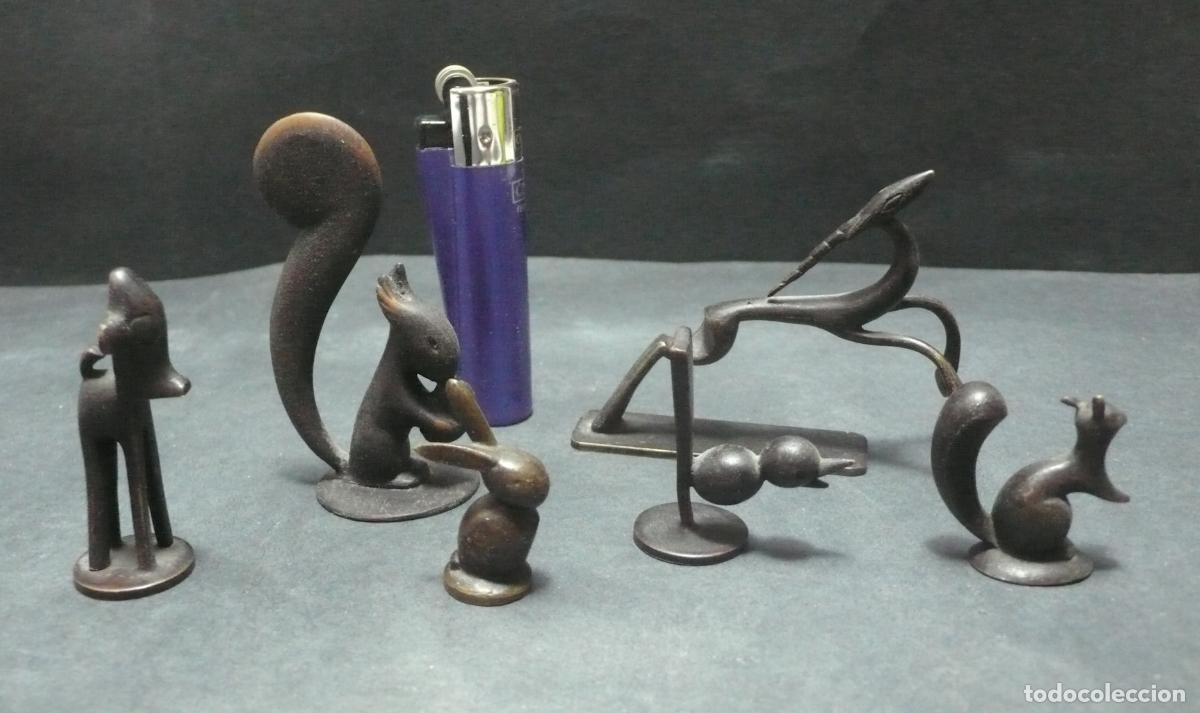 Arte: PEQUE&Ntilde;OS ANIMALES DE BRONCE - Foto 1