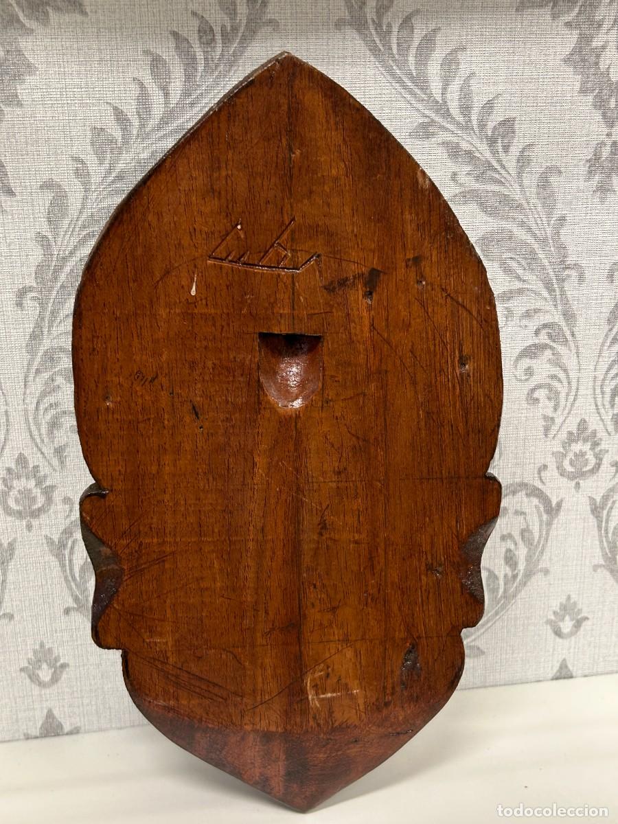Arte: Rostro de madera tallada - Foto 5