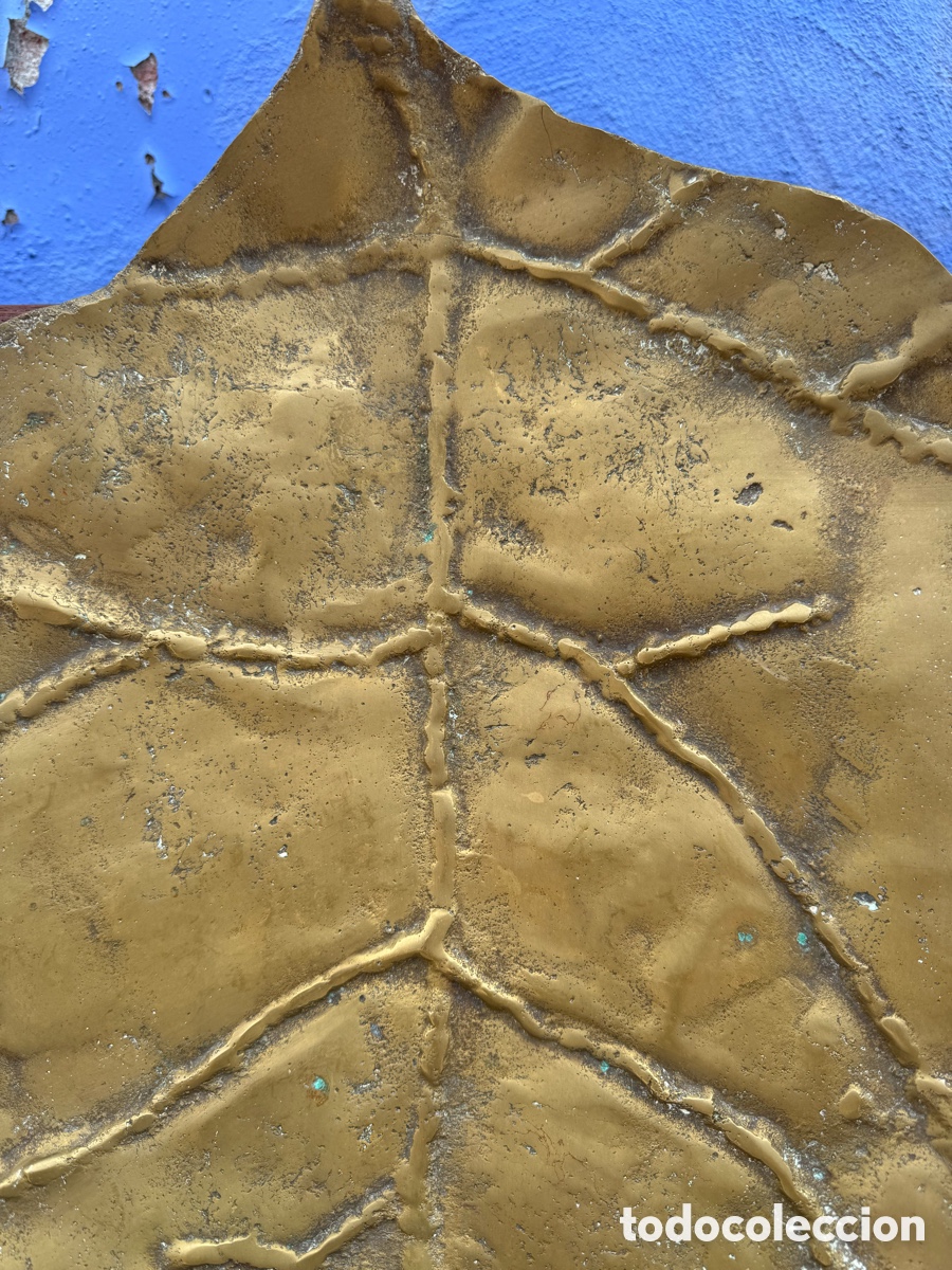 Arte: David Marshall - fuente con forma de hoja en bronce - Foto 4