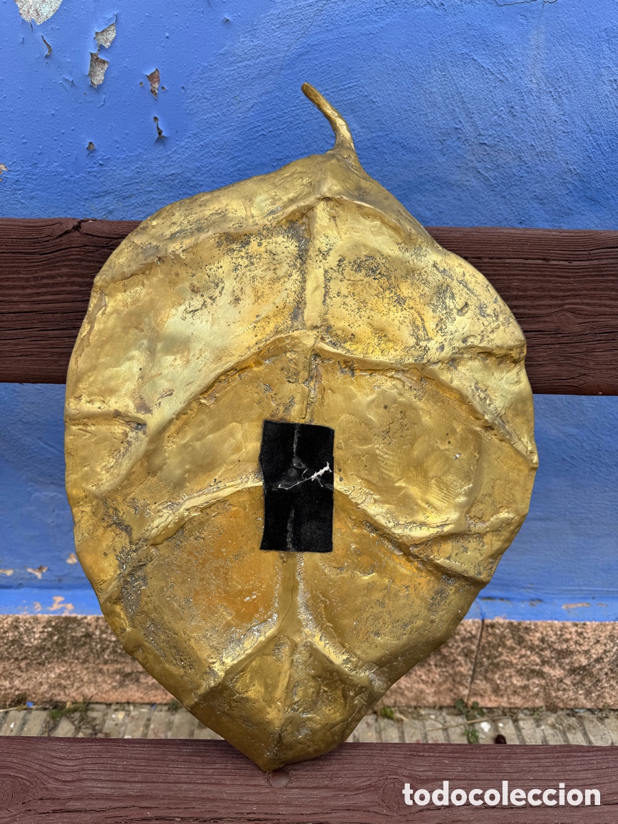 Arte: David Marshall - fuente con forma de hoja en bronce - Foto 6