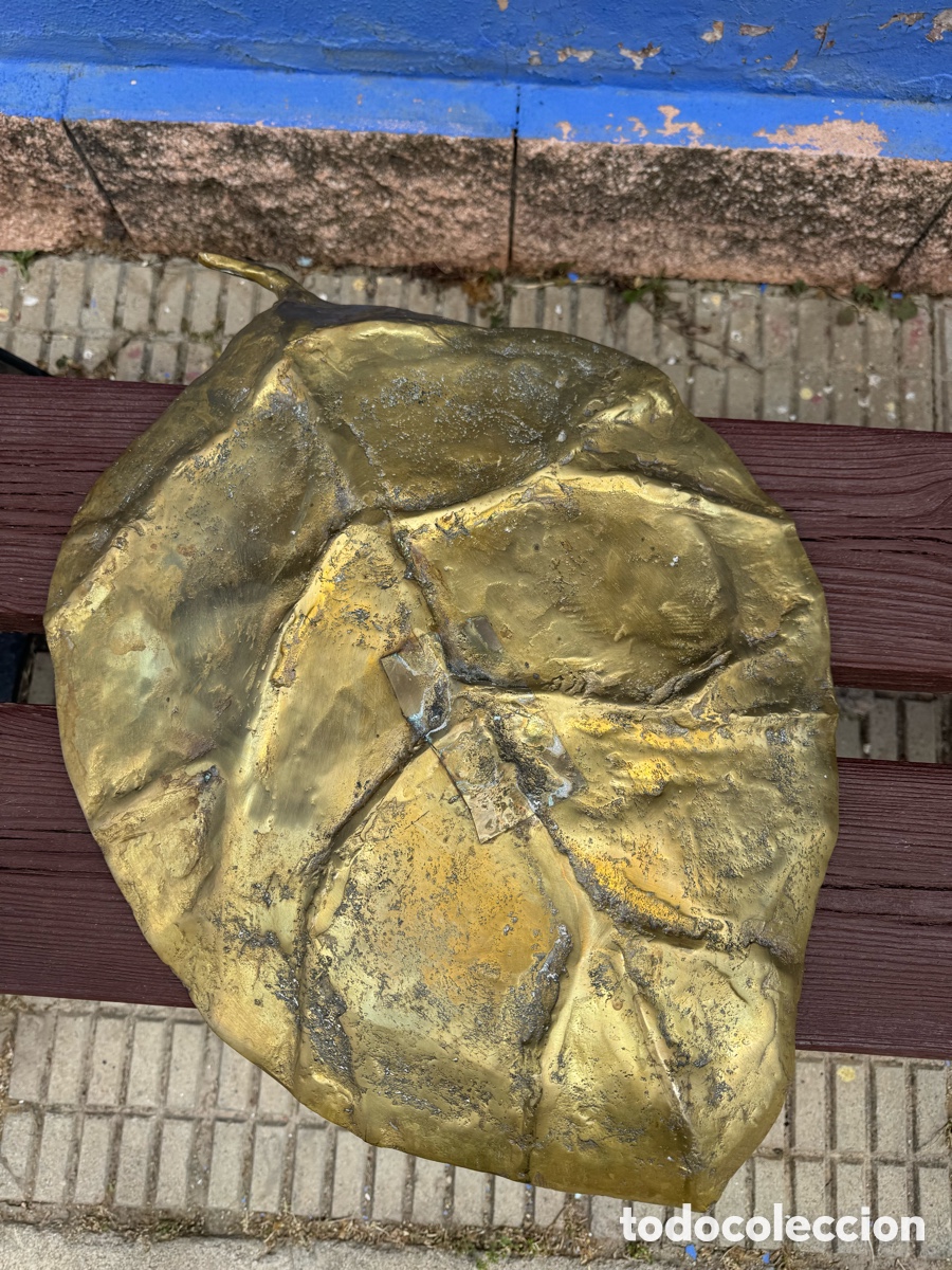 Arte: David Marshall - fuente con forma de hoja en bronce - Foto 10
