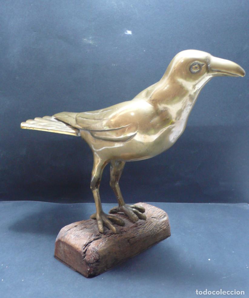 Arte: ESCULTURA DE PAJARO EN BRONCE - Foto 1
