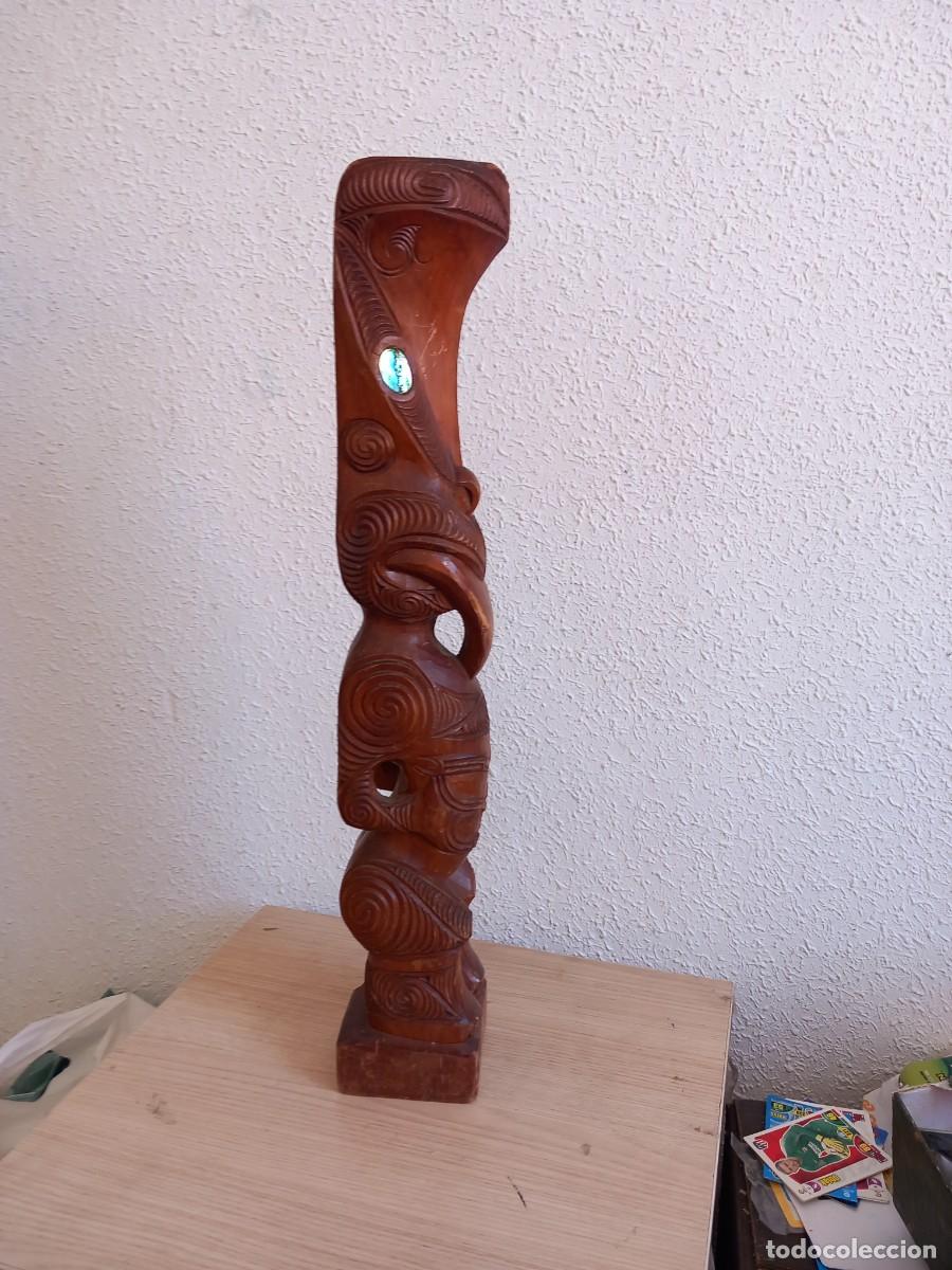 Arte: TALLA DE MADERA 60 CM - Foto 2