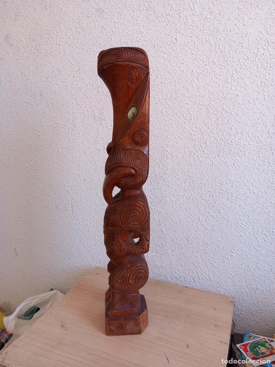 Arte: TALLA DE MADERA 60 CM - Foto 4
