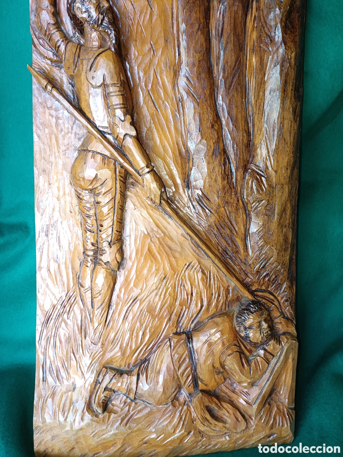 Arte: Tabla tallada quijote - Foto 5