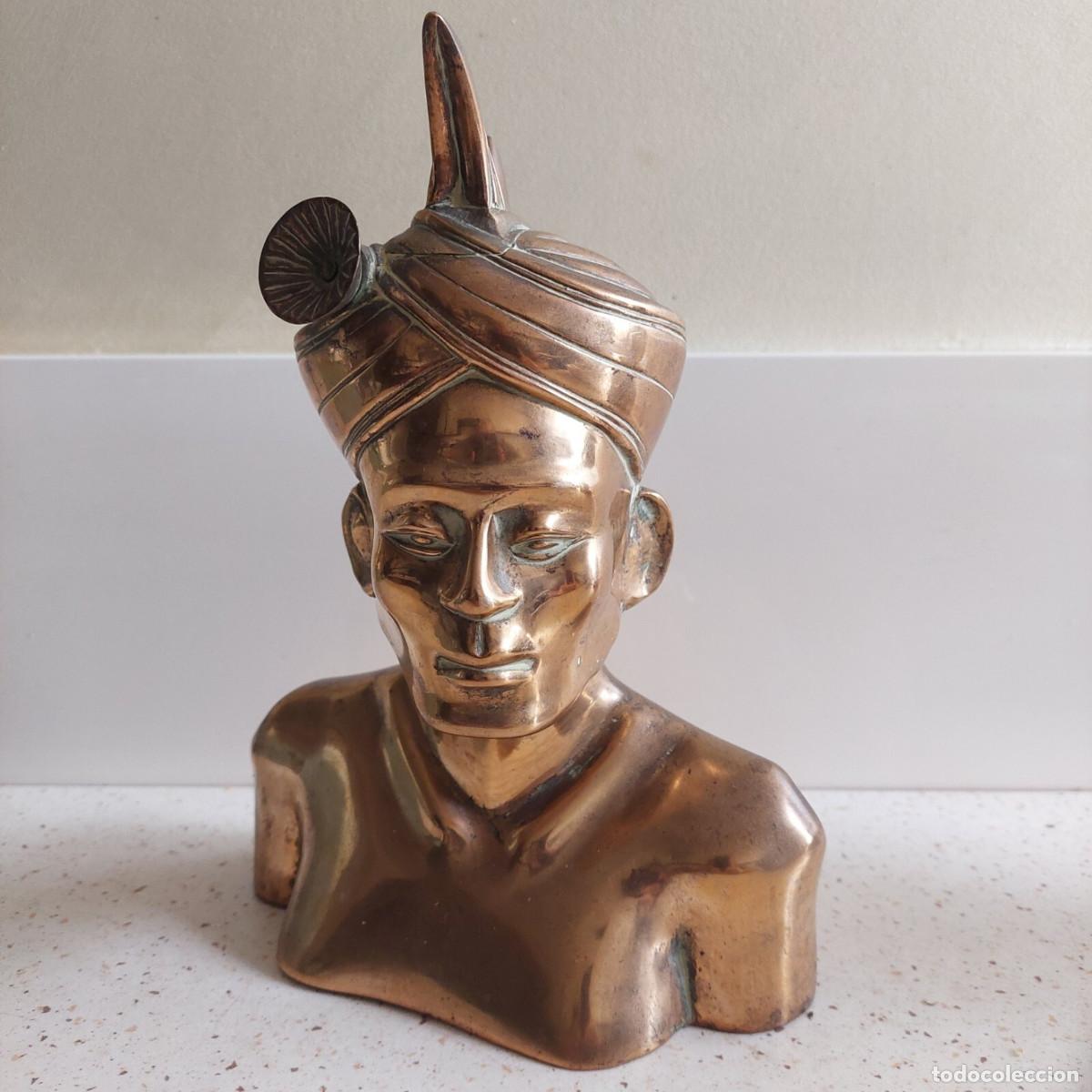 Arte: Cabezas de bronces decoracion balinesa - Foto 2