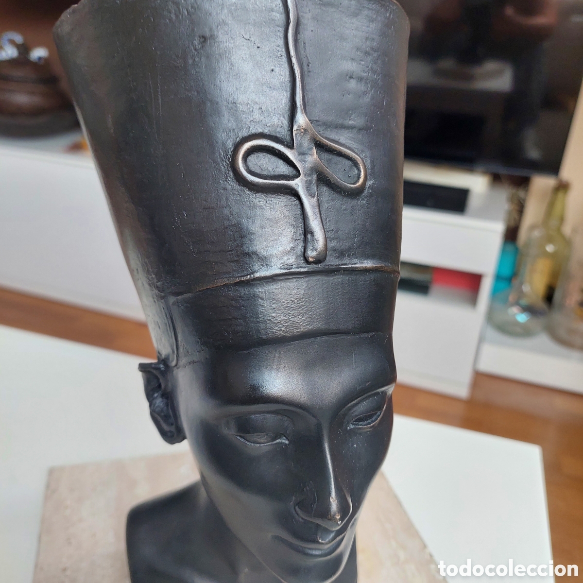 Arte: Busto de Nefertitis Bronce. - Foto 9
