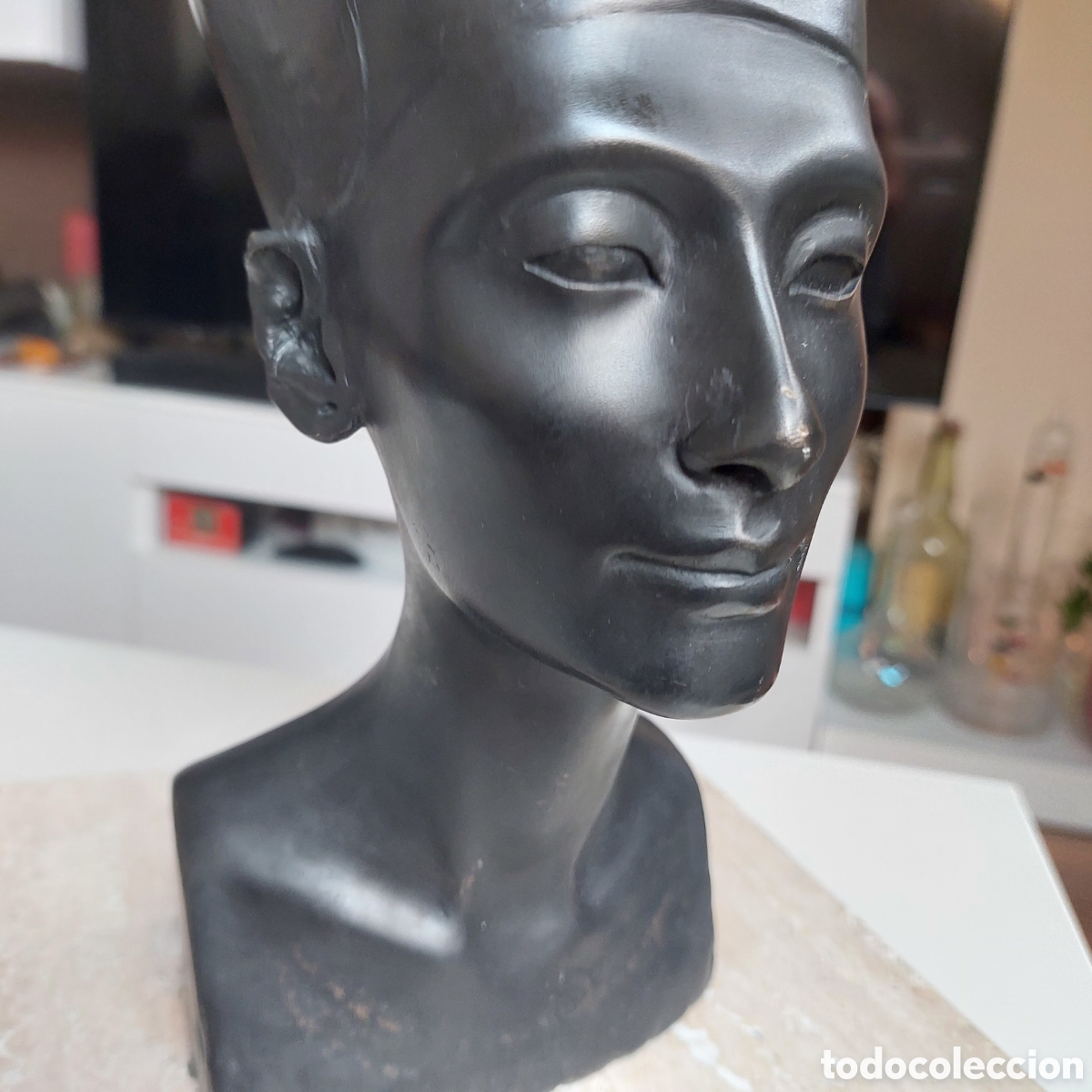 Arte: Busto de Nefertitis Bronce. - Foto 10