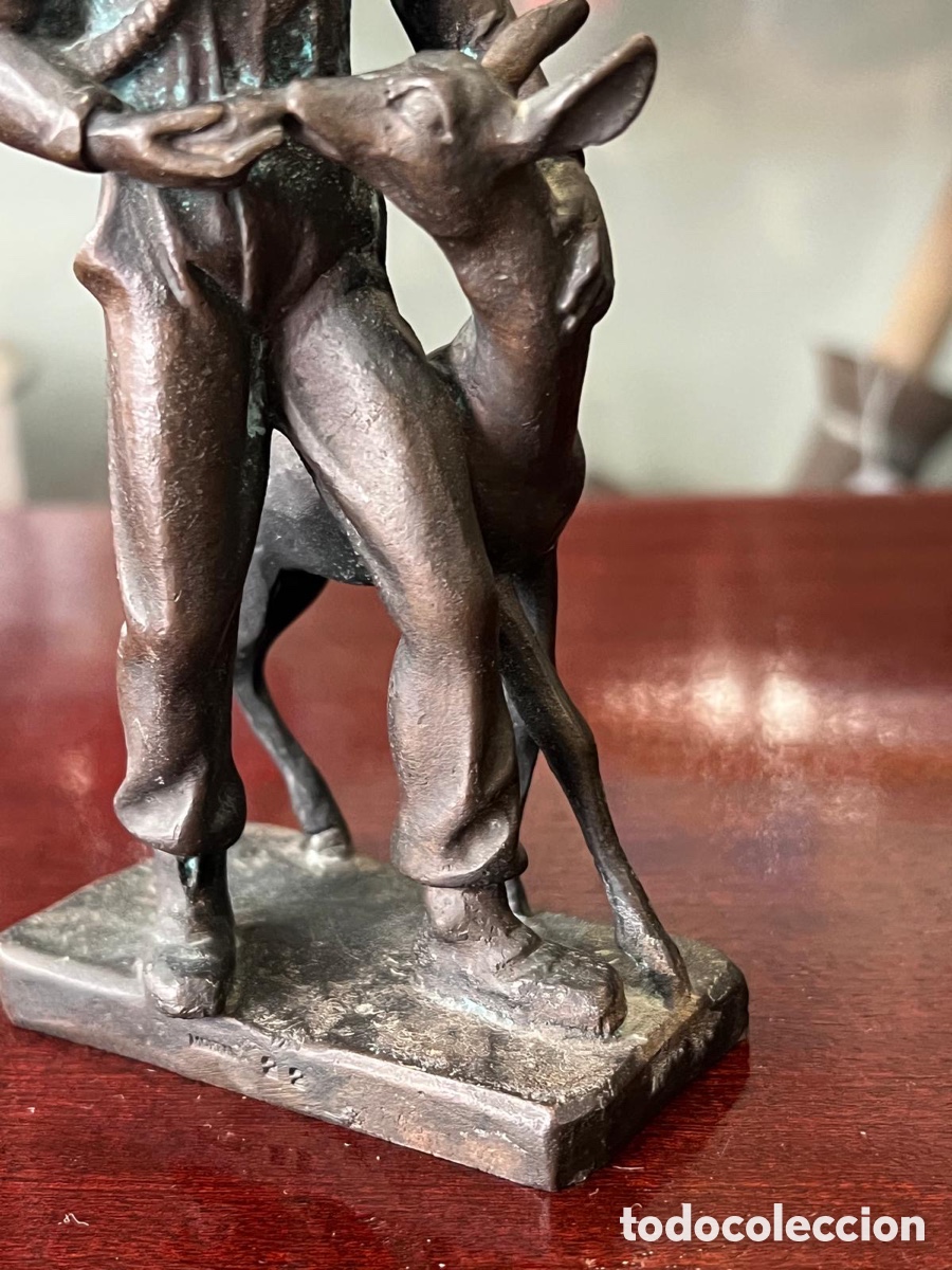 Arte: Bonito bronce firmado - Foto 3