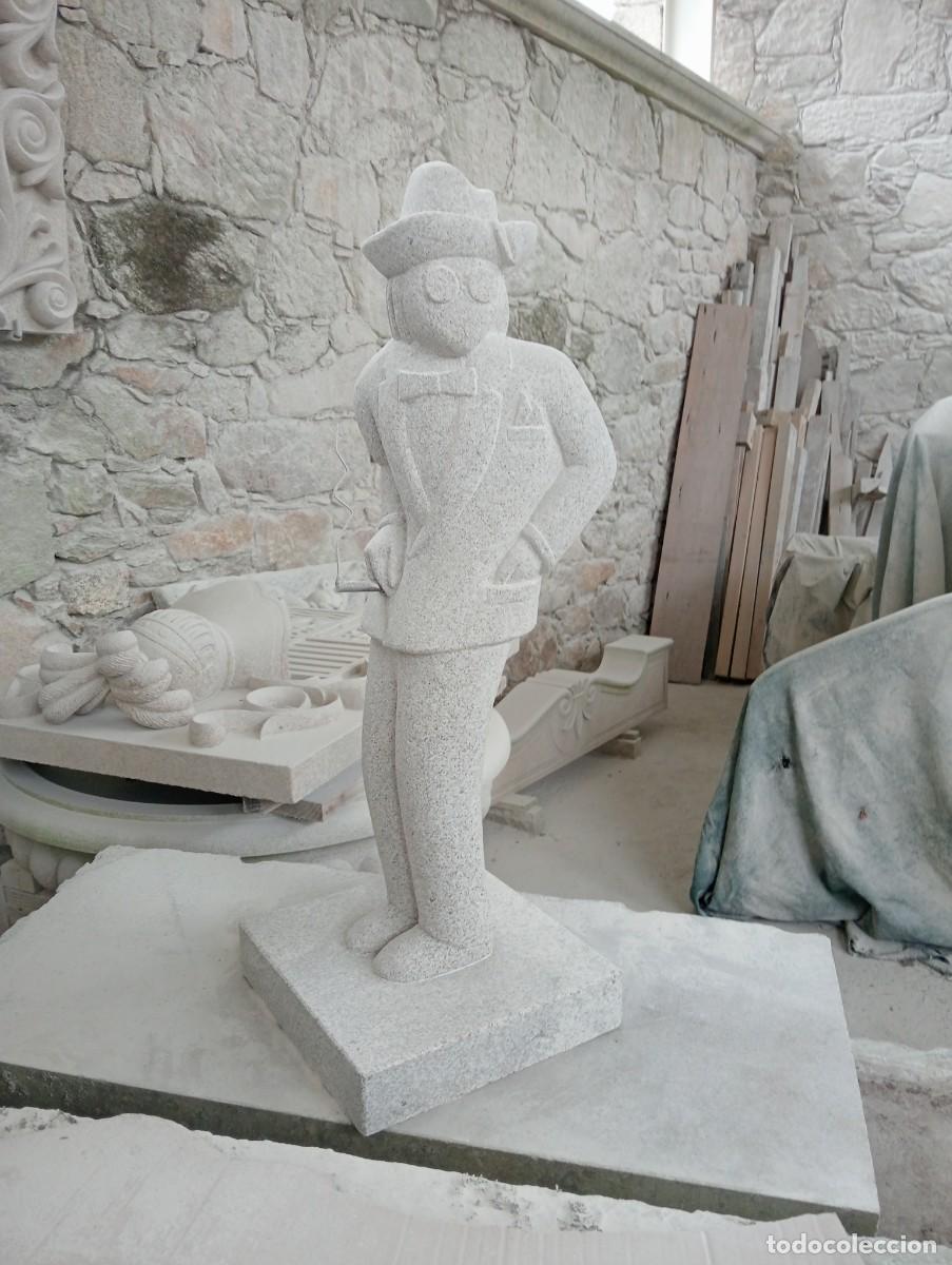 Arte: Castelao en piedra,escultura