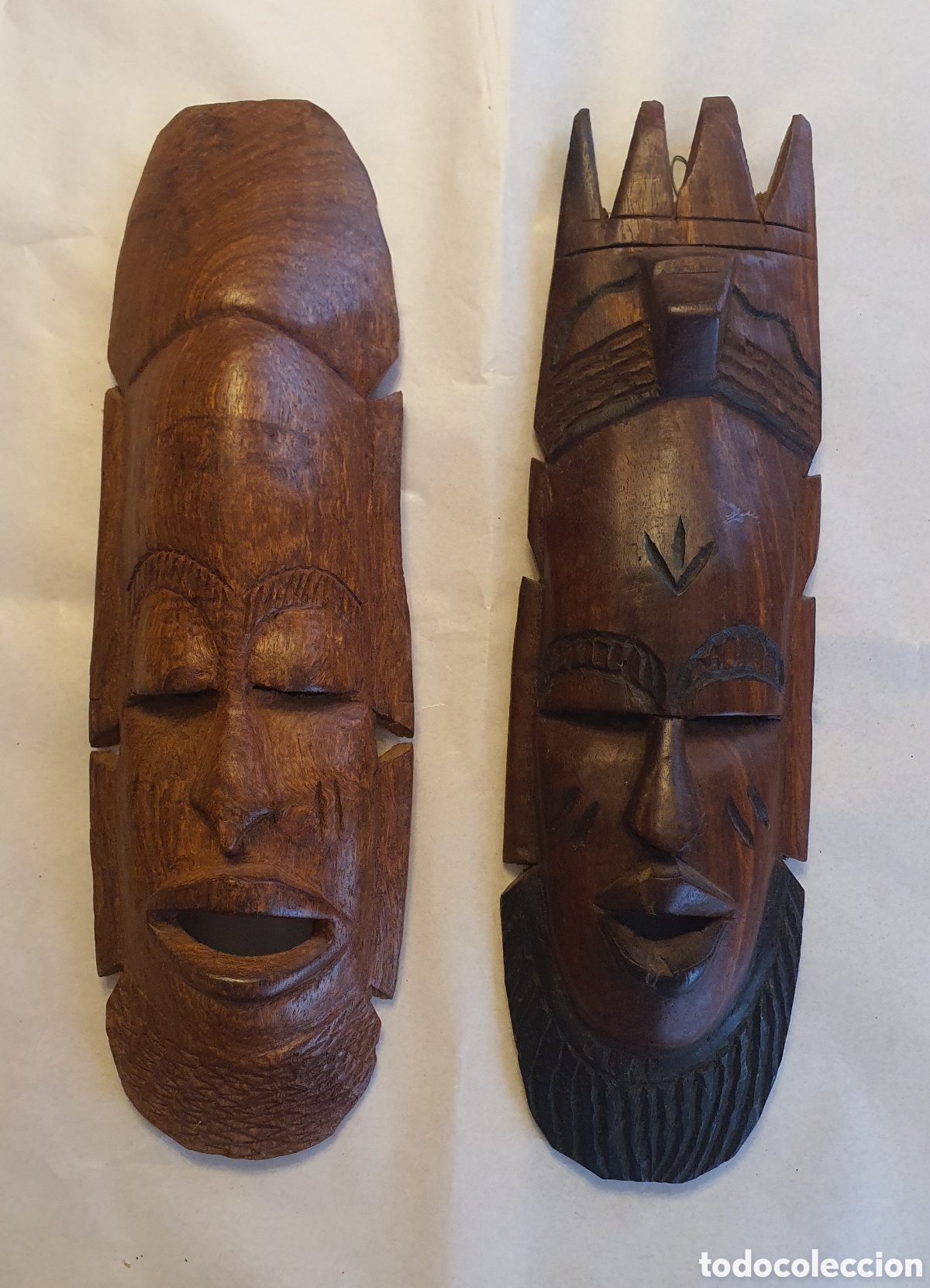 Arte: M&aacute;scaras africanas madera - Foto 1